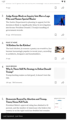 The New York Times android App screenshot 3